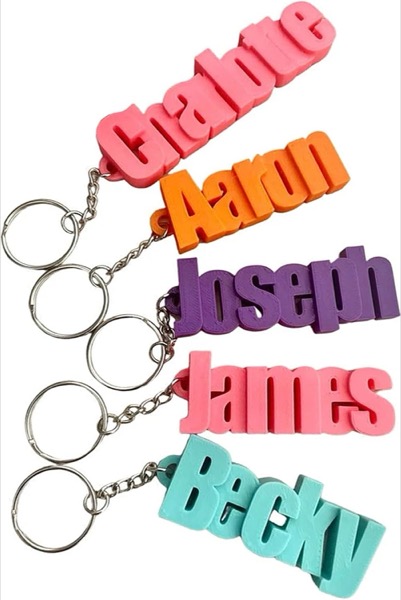 3D Printed Personalized Name Tag