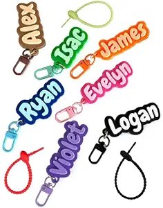 Personalized Name Tag Clip for Backpack